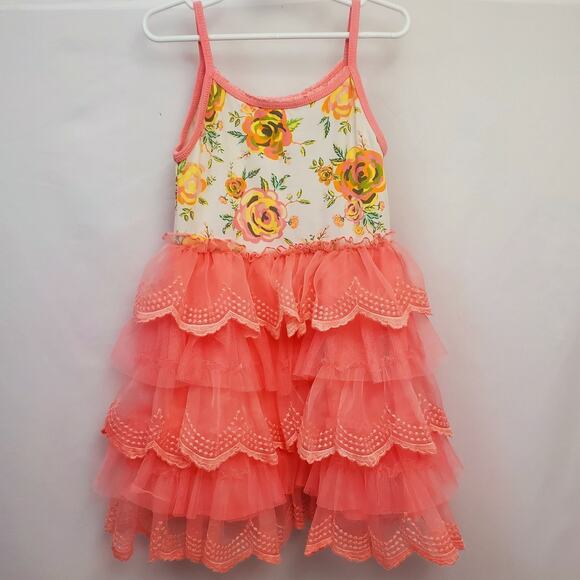 Matilda Jane 6 Musical Chairs Dress Tutu Tulle Adventure Begins Girls Size - Picture 3 of 6